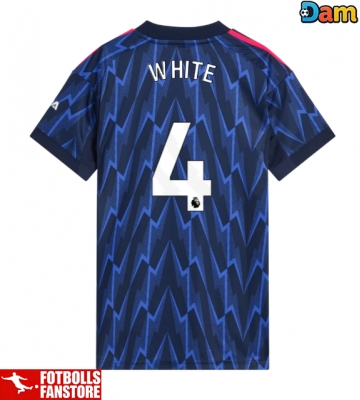 Arsenal Ben White #4 Bortatröja Dam 2025-26 Kortärmad